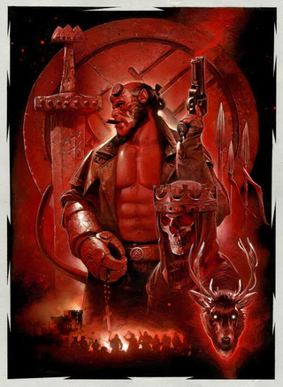 Illustration for article titled Look At The Artwork From This Weekend's Hellboy Anniversary Show